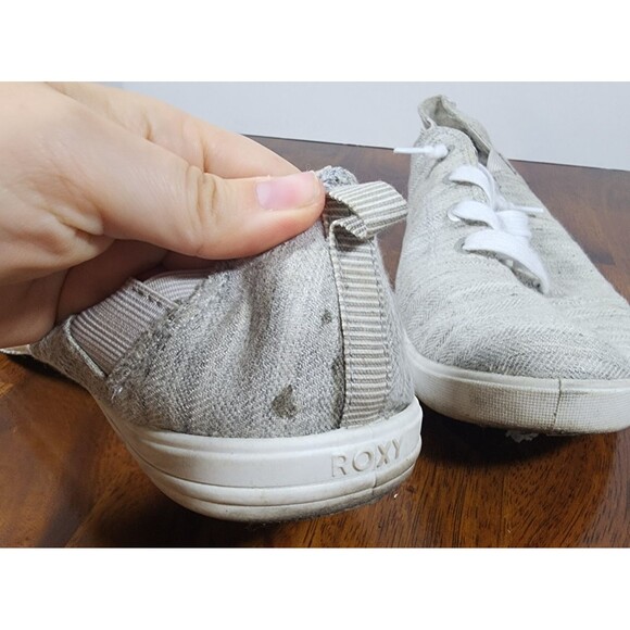 Roxy Libbie Low Top Grey Women's Size 11 - Picture 7 of 10